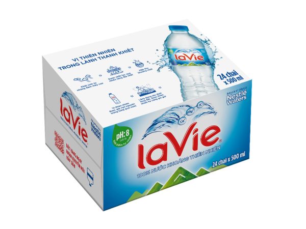 Nước đóng chai lavie 500ml